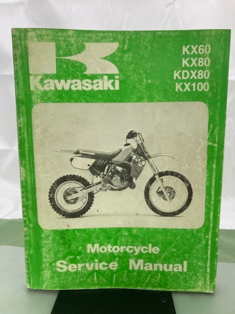 Kawasaki 99924-1094-03 KX60 KX80 KDX80 KX100 Service Man '87, '93, '94  Genuine