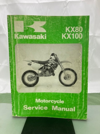 Kawasaki 99924-1144-04 KX80 KX100 Service Manual '90, '91, '95, '96  Genuine