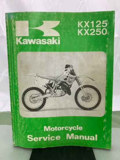 Kawasaki 99924-1131-02 KX125 KX250 Service Manual '89, '91 Genuine