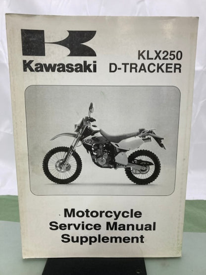 Kawasaki 99924-1240-55 KLX250 D-Tracker Service Manual Supplement 2000 Genuine