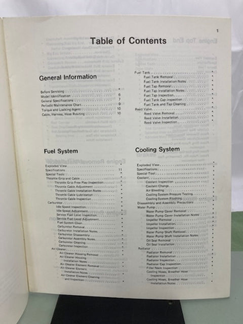 Kawasaki 99924-1136-51 KDX200 Service Manual Supplement 1989 Genuine