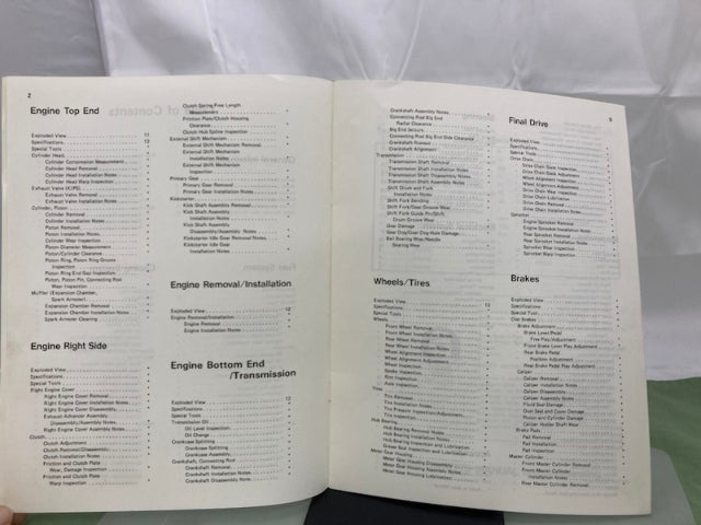 Kawasaki 99924-1136-51 KDX200 Service Manual Supplement 1989 Genuine