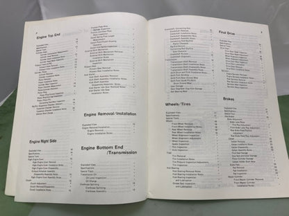 Kawasaki 99924-1132-52 KX500 Service Manual Supplement 1990 Genuine