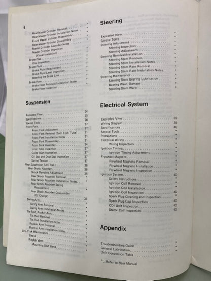 Kawasaki 99924-1132-52 KX500 Service Manual Supplement 1990 Genuine