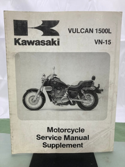 Kawasaki 99924-1170-52 Vulcan 1500L VN-15 Service Manual Supp '93, '96 Genuine