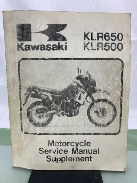 Kawasaki 99924-1080-55 KLR650 500 Serv Man Supp '86, '89, '91, '93, '94 Genuine