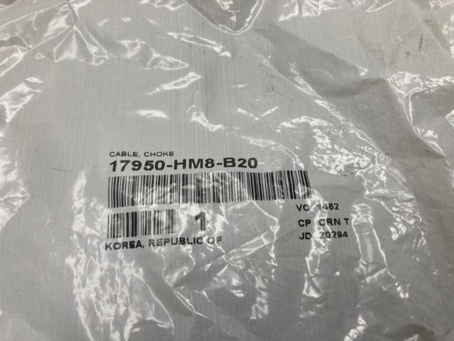 Honda 17950-HM8-B20 Choke Cable New Genuine