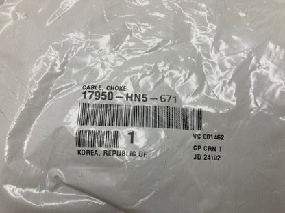 Honda 17590-HN5-671 Choke Cable New Genuine