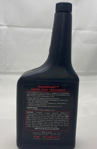 Qty 2 Kawasaki K61080-111 KawaChem 12 OZ. All Season Diesel Fuel Treatment New Genuine