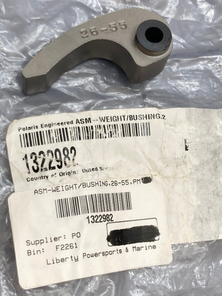 QTY 3 Polaris 1322982 Primary Drive Clutch Shift Weight (55g) New Genuine