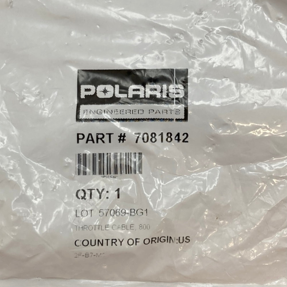 Polaris 7081842 Throttle Cable New Genuine