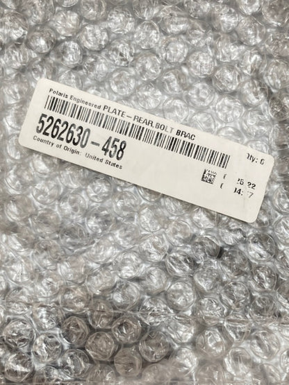 Polaris 5262630-458 Rear Bolt Brace Plate New Genuine