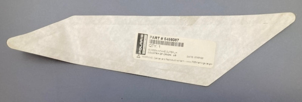 Polaris 5456087 Outer Left Hand Intake Screen New Genuine