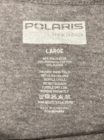 Polaris 283316306 Women's Flag Tee (T-Shirt, Grey, Large) New Genuine