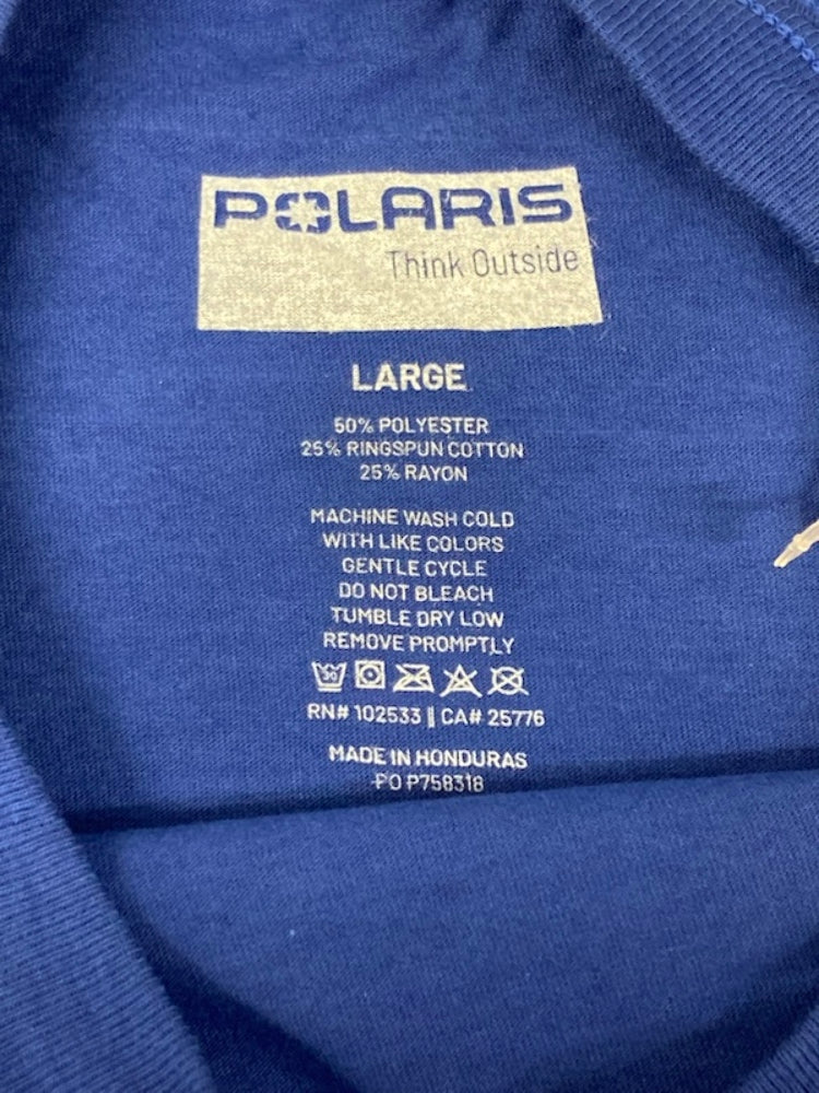 Polaris 286468706 Men's Legacy 54 Tee (T-Shirt, Blue, Large) New Genuine