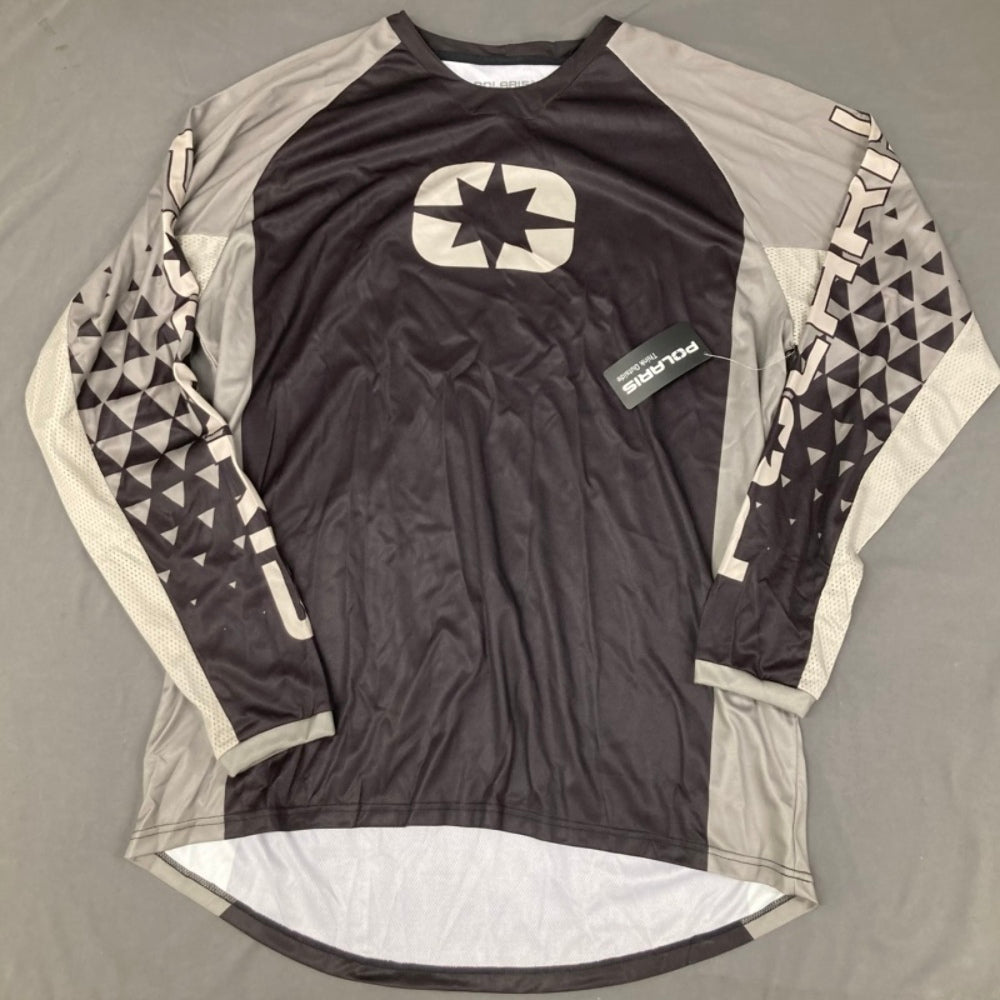 Polaris 286271809 Turbo Jersey (LS, Black/Grey, XL) New Genuine