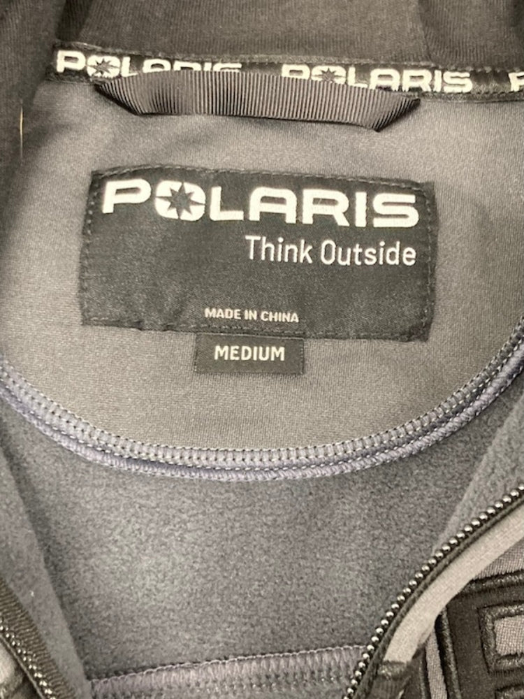 Polaris 286149303 Men's Tech Hoodie (Full Zip, Grey, Medium) New Genuine