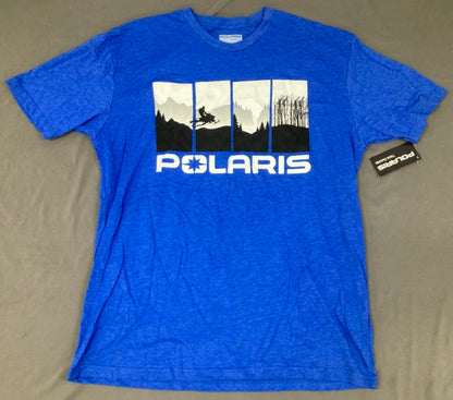 Polaris 283351209 Men's 4Scene Snow Tee (T-Shirt, Royal, XL) New Genuine