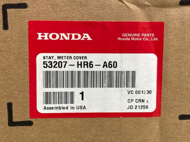 Honda 53207-HR6-A60 Stay, Meter, Cover New Genuine