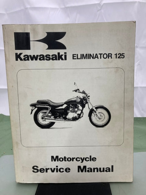 Kawasaki 99924-1228-03 Eliminator 125 Service Manual '97,'00 Genuine