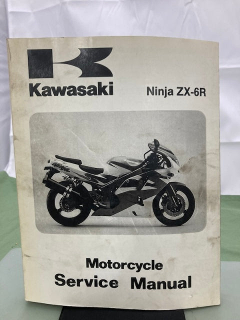 Kawasaki 99924-1184-02 Ninja ZX-6R Service Manual '94-'96 Genuine