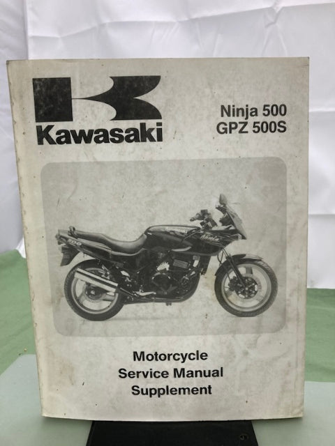 Kawasaki 99924-1172-51 Ninja 500 GPZ 500S Service Manual Supplement '93 Genuine