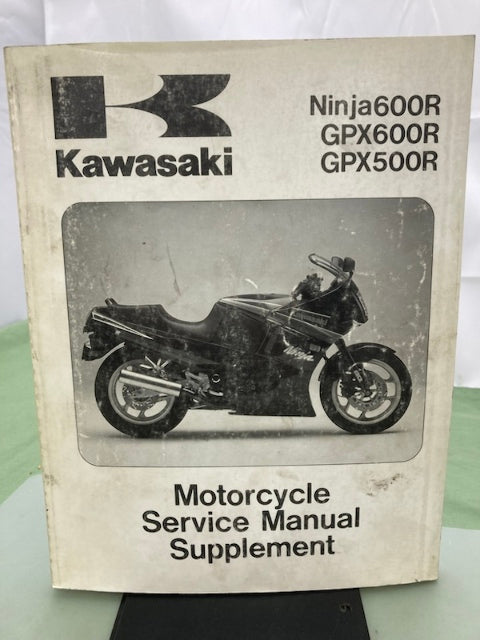 Kawasaki 99924-1081-56 Ninja600R GPX600R GPX500R Serv Man Supp '87-'96 Genuine