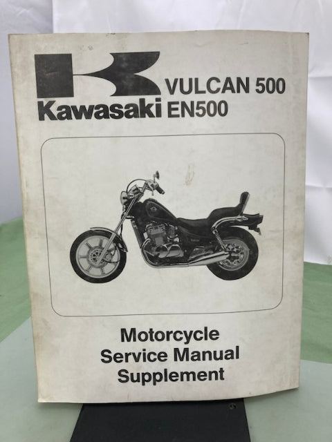 Kawasaki 99924-1125-52 Vulcan 500 EN500 Service Man Supplement '89-'91 Genuine