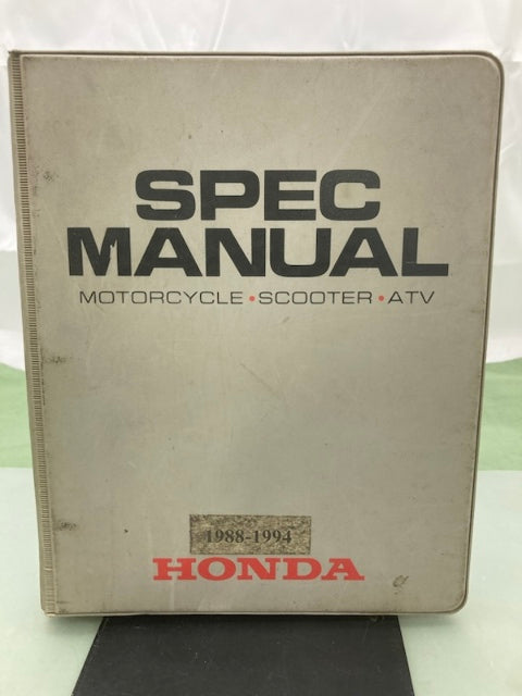 Honda MMM 5101 (9006) Motorcycle Scooter ATV Spec Manual 1988-1994 Genuine