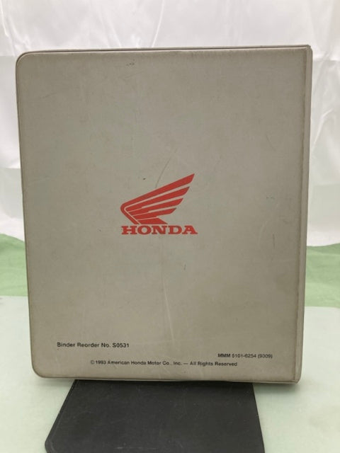 Honda MMM 5101-6254 (9309) Motorcycle Scooter ATV Spec Manual 1995 Genuine