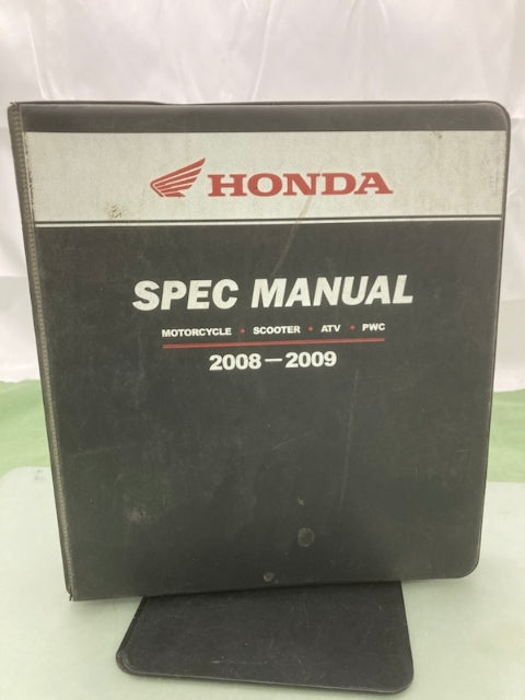 Honda MMM 12378 (0804) Motorcycle Scooter ATV PWC Spec Manual 2008-2009 Genuine