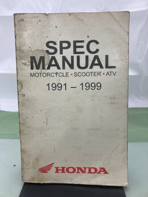 Honda MMM 9607 (0203) Motorcycle Scooter ATV Spec Manual 1991-1999 Genuine