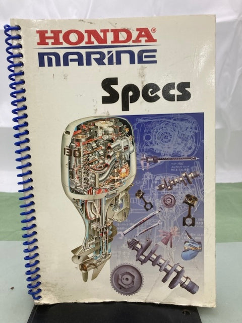 Honda 34009904 Marine Engine Specs Manual 1999 Genuine