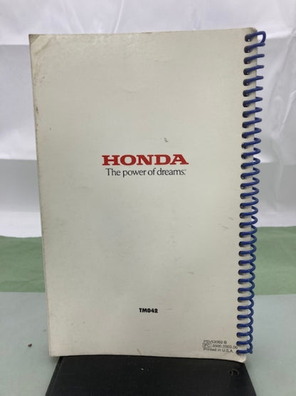 Honda PSV35062-B Marine Engine Specs Manual 2003 Genuine