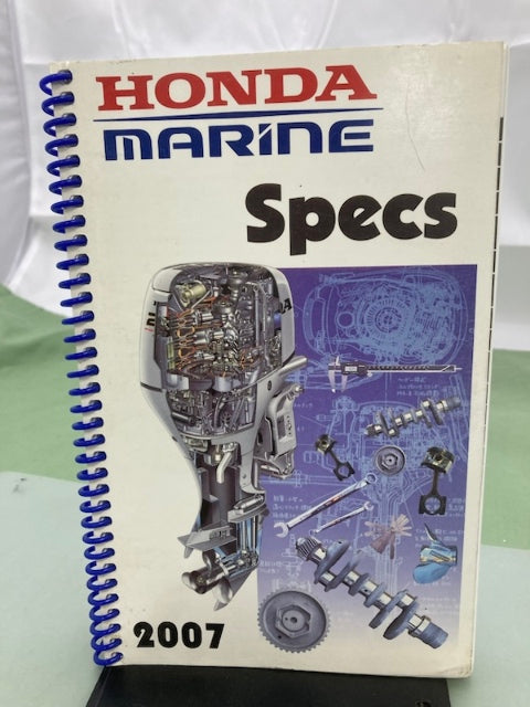 Honda PSV53062E Marine Engine Specs Manual 2007 Genuine