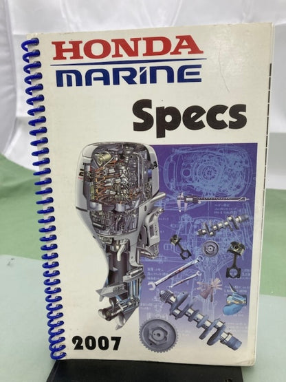 Honda PSV53062E Marine Engine Specs Manual 2007 Genuine