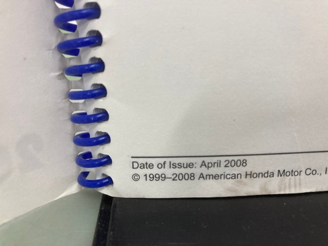 Honda PSV53062F Marine Engine Specs Manual 2009 Genuine