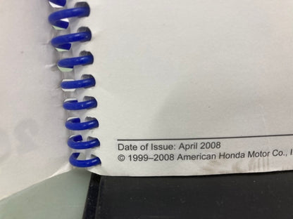 Honda PSV53062F Marine Engine Specs Manual 2009 Genuine