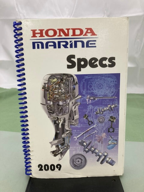 Honda PSV53062F Marine Engine Specs Manual 2009 Genuine