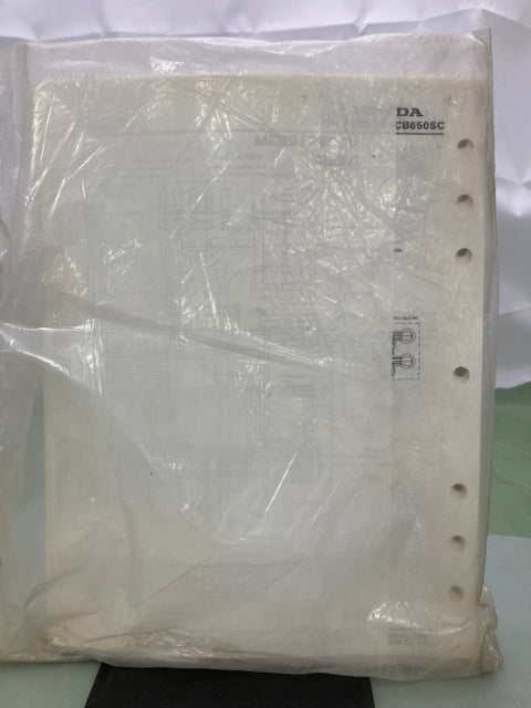 Honda 6142603 CB650'S Shop Manual 1979-1982 New Genuine