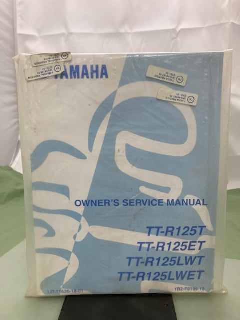 Yamaha 1B2-F8199-10 TT-R125 Owner's Service Manual 2004 New Genuine