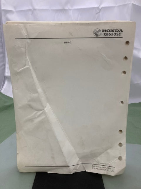 Honda 61ME500 CB650SC Nighthawk Shop Manual 1983 Genuine