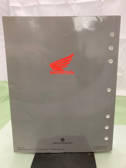 Honda 61MEY02 CRF450X Service Manual 2005-2007 Genuine