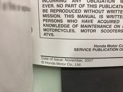 Honda 61KFB00 CRF230L Service Manual 2008 Genuine