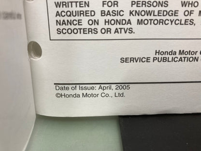 Honda 61GEL53 CRF50F Service Manual 2004-2012 Genuine