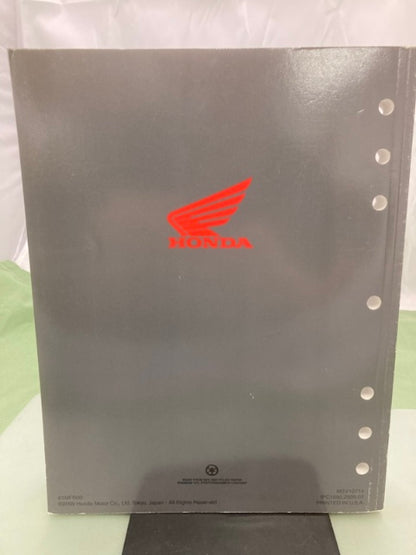 Honda 61MFR00 VT1300CX Fury Service Manual 2010 Genuine