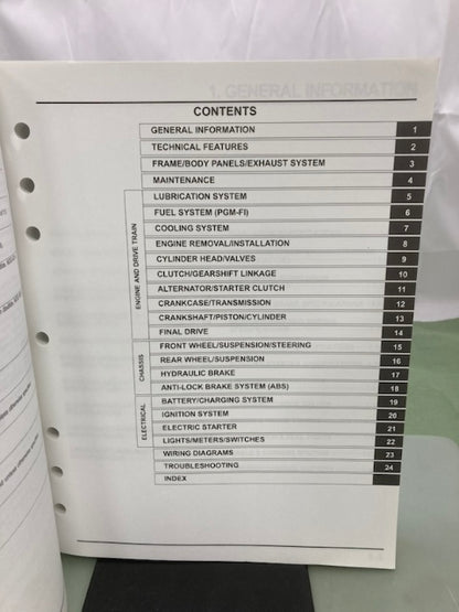 Honda 61MGE00 VFR1200F Service Manual 2010 Genuine
