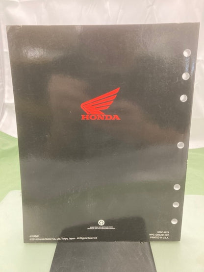 Honda 61KRN61 CRF250R Service Manual 2014-2015 Genuine