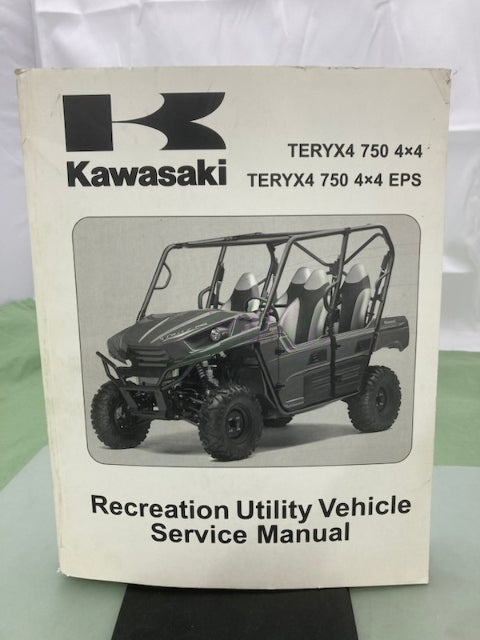 Kawasaki 99924-1452-31 Terxy4 750 4x4 EPS Service Manual 2011 Genuine