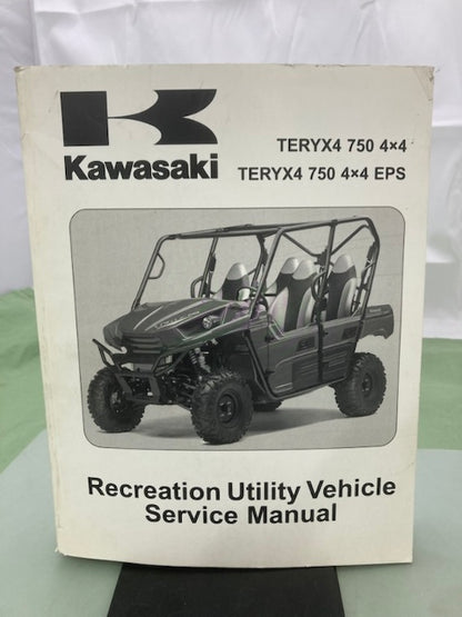 Kawasaki 99924-1452-31 Terxy4 750 4x4 EPS Service Manual 2011 Genuine